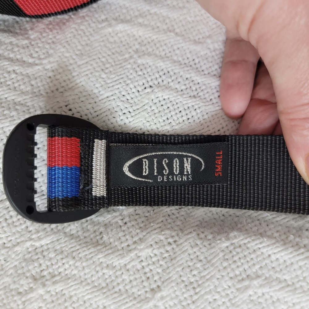 Bison Designs Elliptagon Buckle Florida Sea Base Nautical Signal Flag Web Belt S - Picture 6 of 9